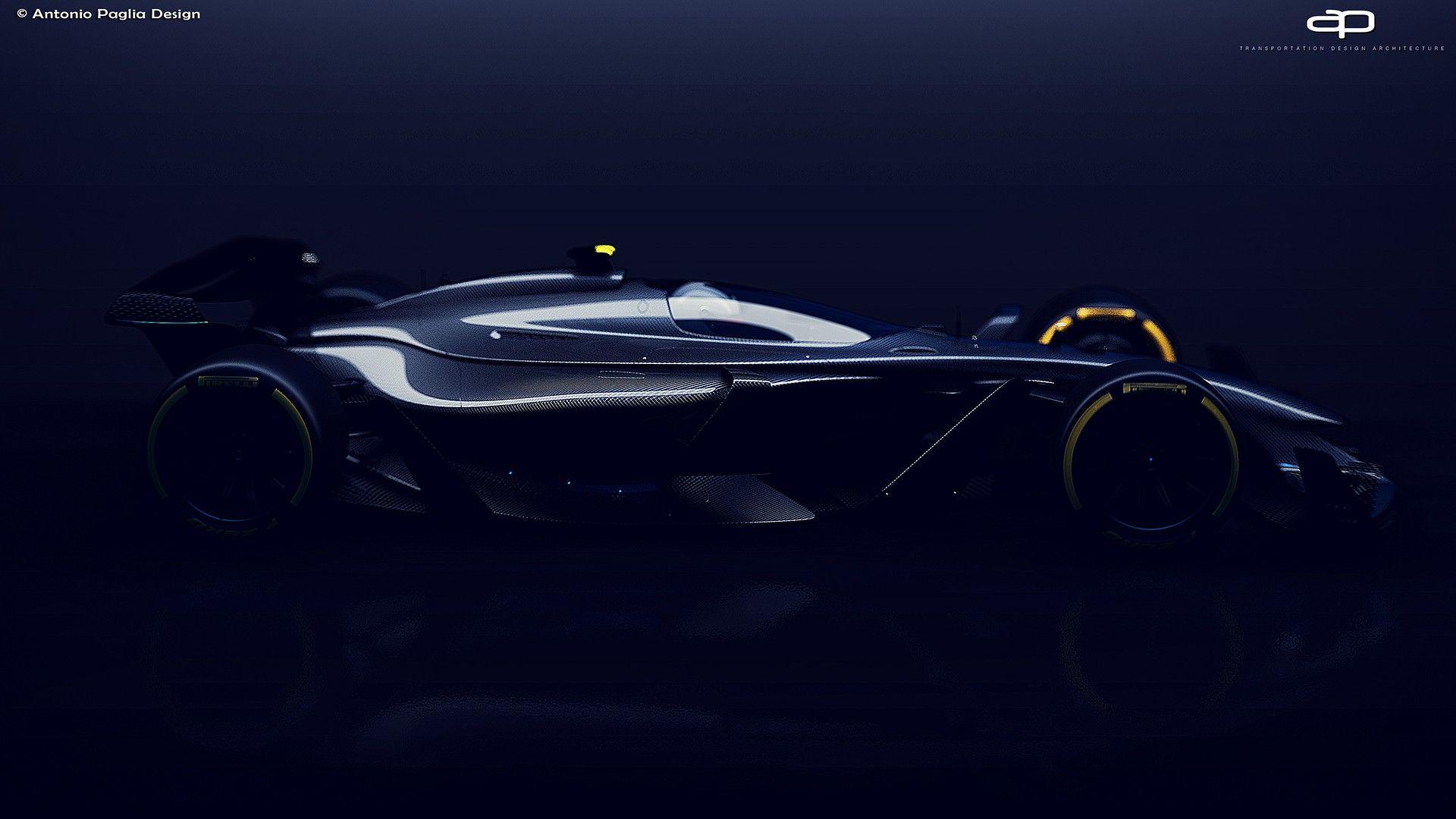 F1 Car Rendering Future F1 Car Designs
