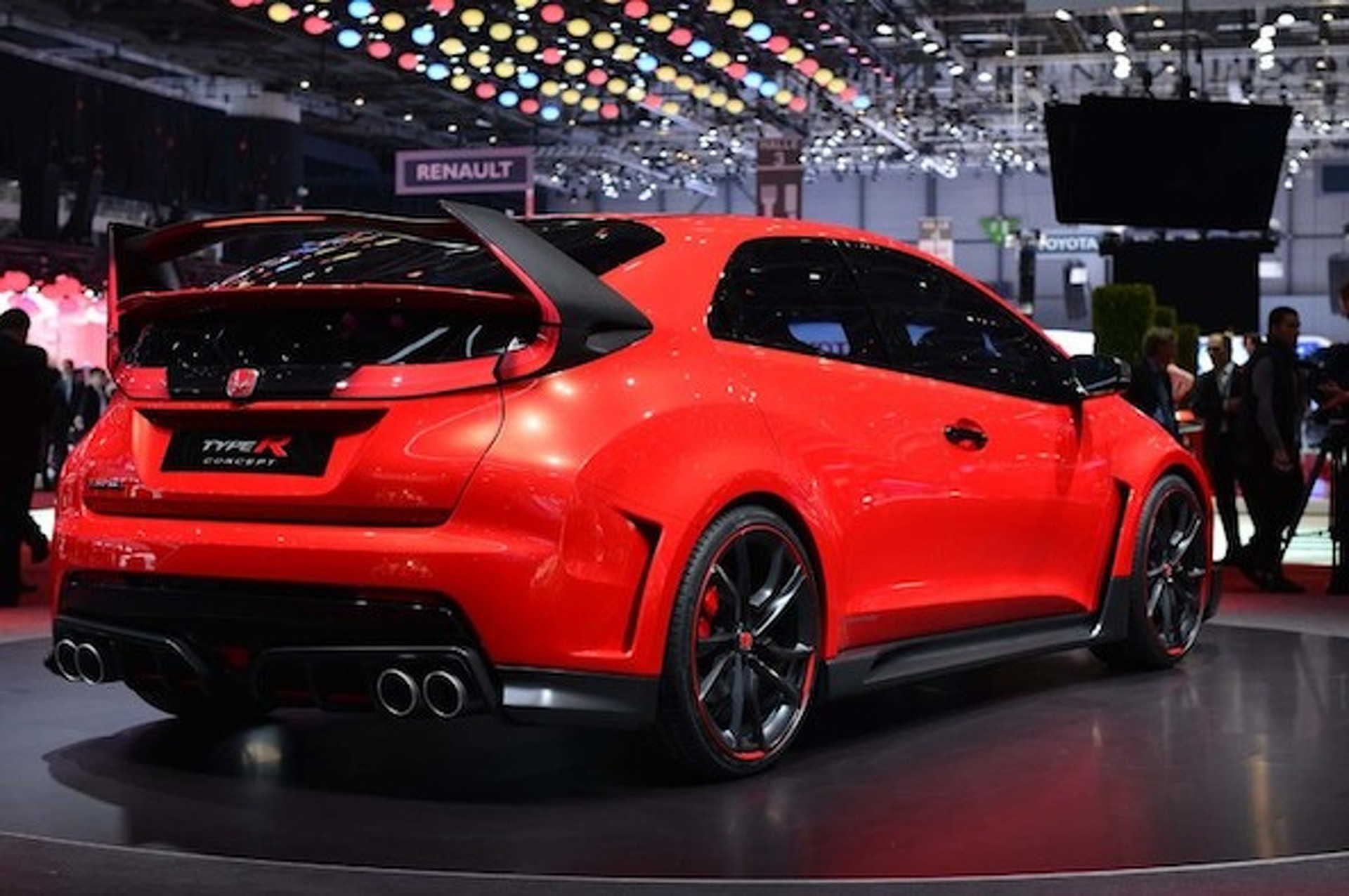 Geneva: 280HP Honda Civic Type R Makes Fiery Debut