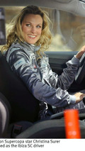 Christina Surer in Seat Ibiza SC commercial
