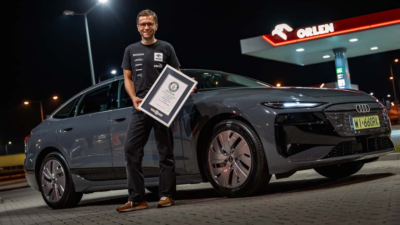 Audi samochód elektryczny ustanawia rekord Guinnessa z 1337 km na jednym ładowaniu