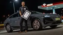 Miko Marczyk, Audi A6 Sportback e-Tron, Guinness Menzil Rekoru