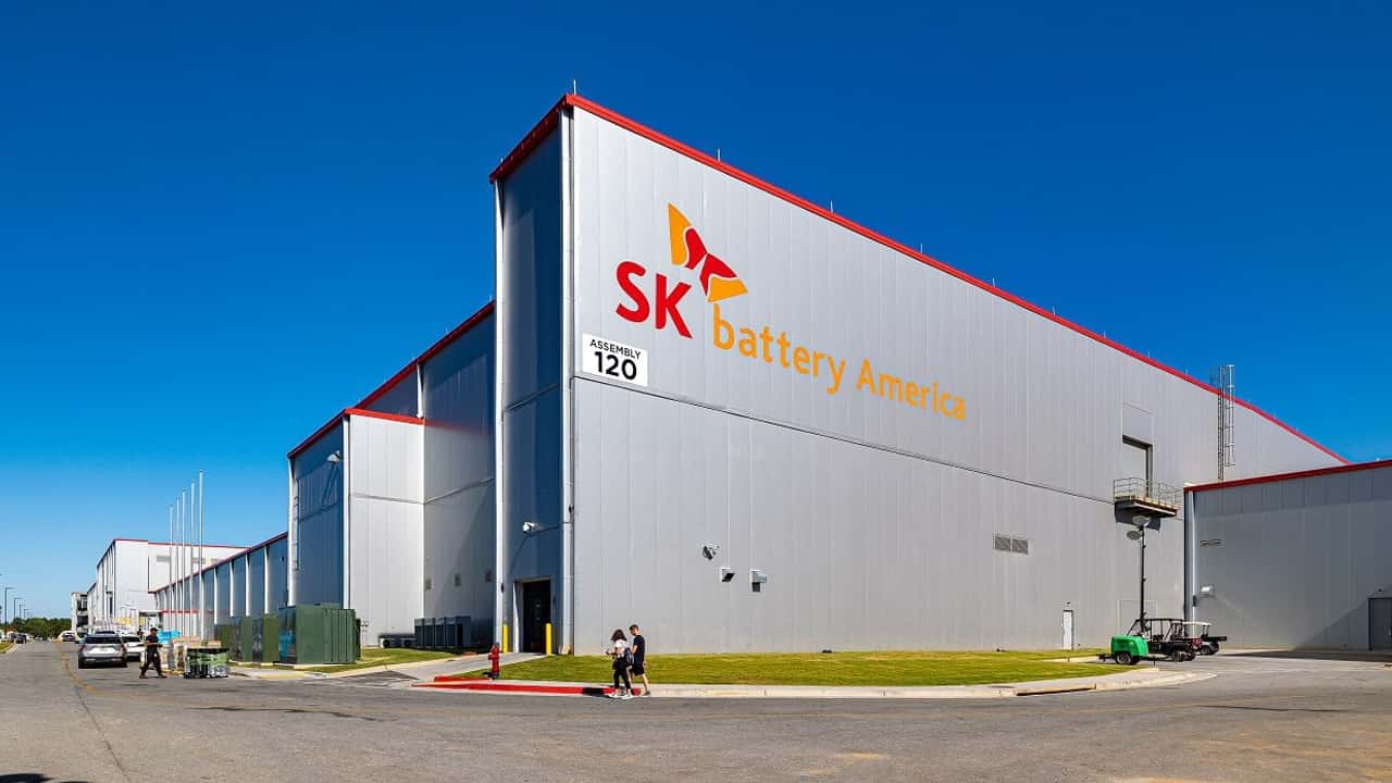 SK On Battery Plant In The U.S.