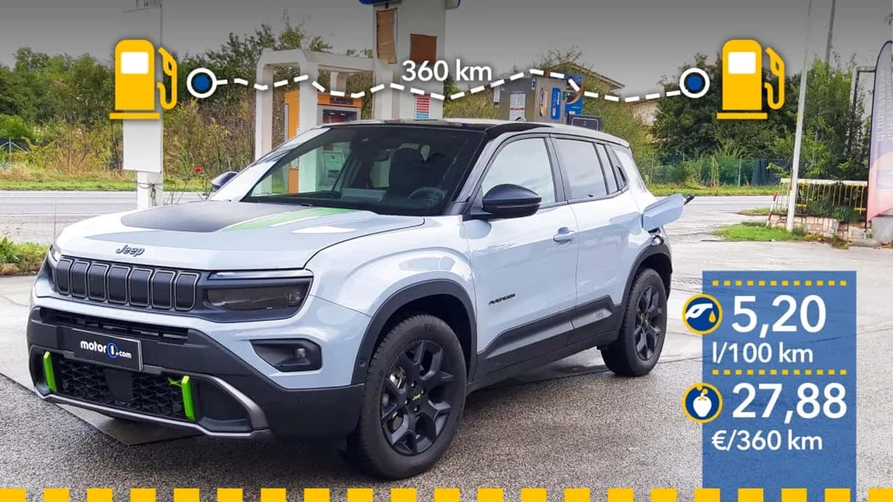 Jeep Avenger 4xe, consumo real
