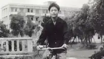 O jovem Li Shufu e sua bicicleta