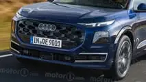 Audi Q9 (2026), il render di Motr1.com