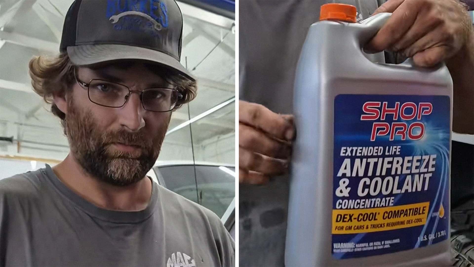 'WHAT NO WAY:' Mechanic Holds a Big Jug of Antifreeze and Coolant. Then He Shares a Little-Known Use for the Plastic Lid