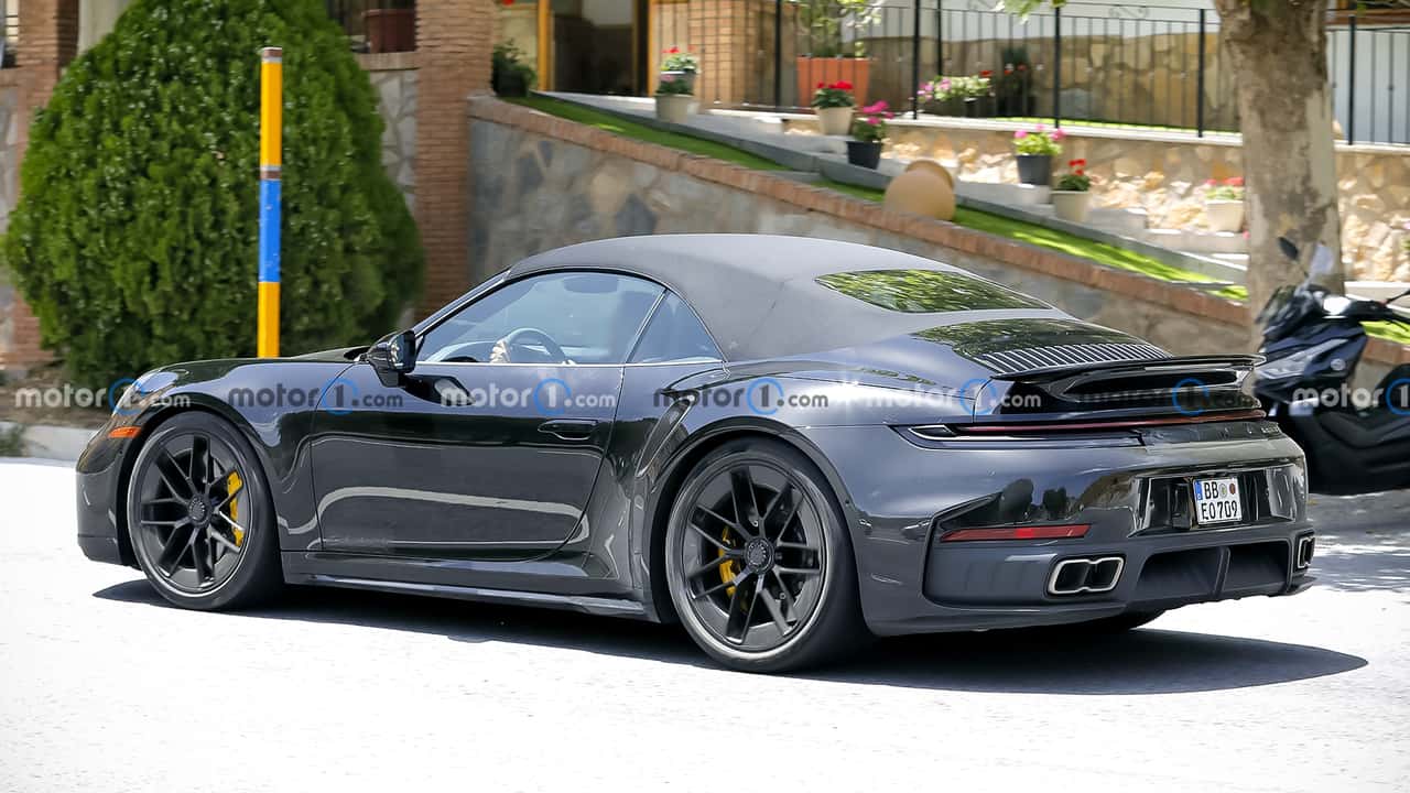 Porsche 911 Turbo Cabrio (2026) Erlkönig