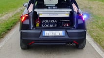 L'Alfa Romeo Junior della Polizia
