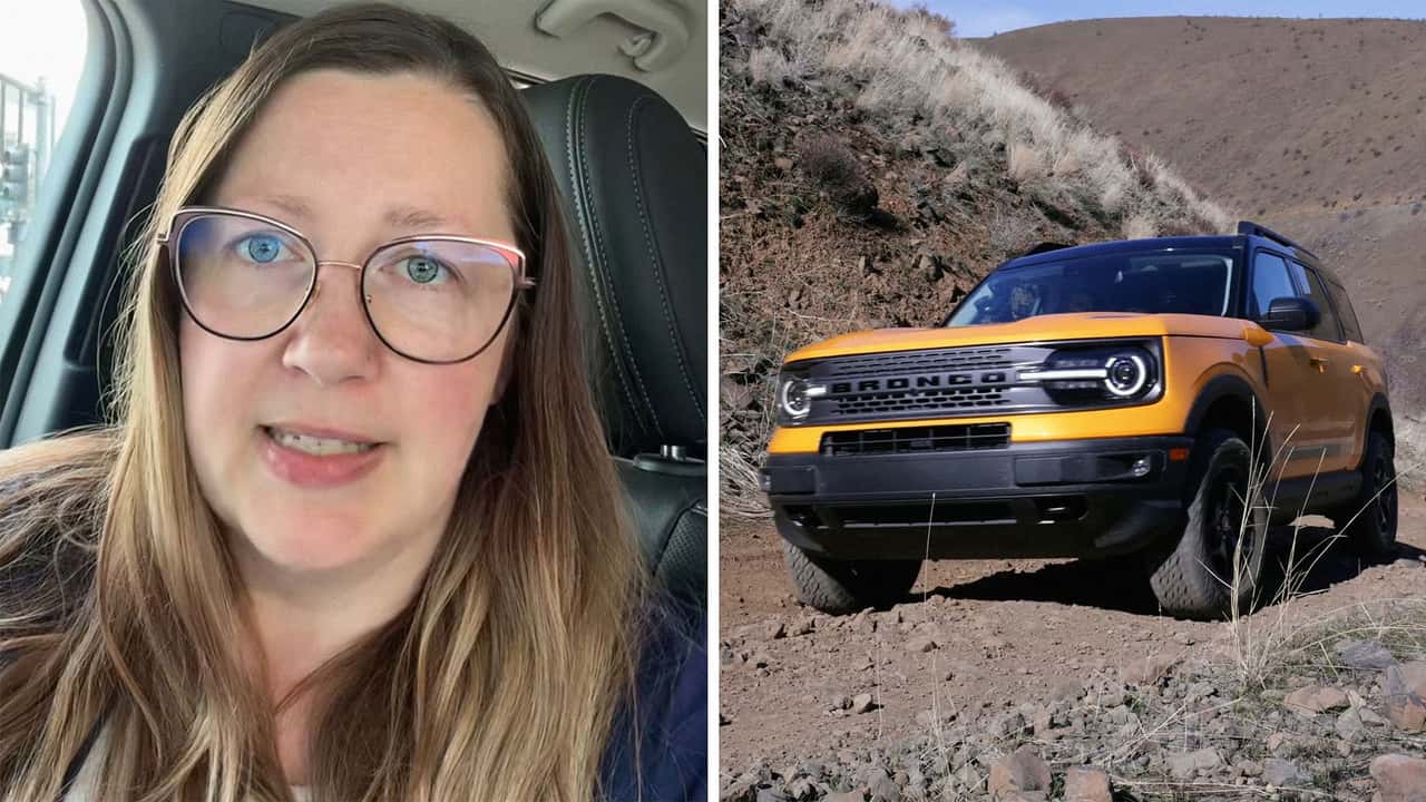Woman buys 2021 Ford Bronco. Then she looks in the glovebox