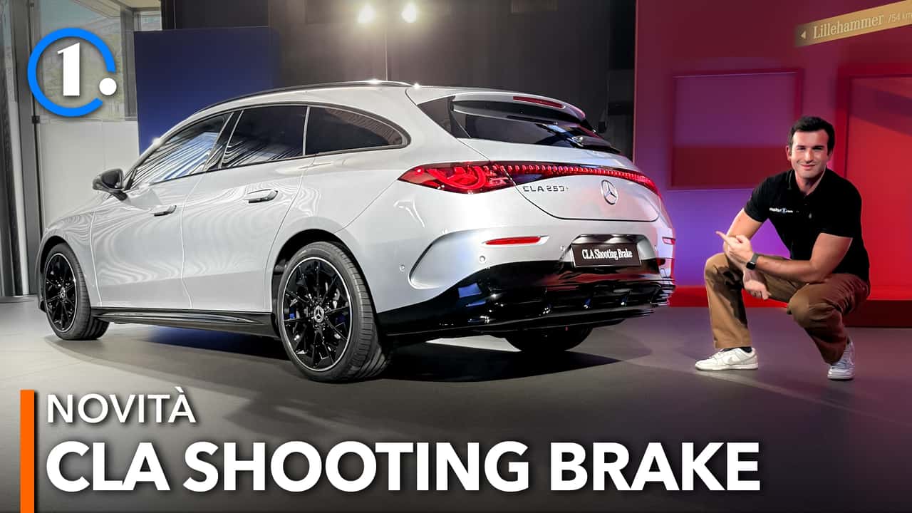 Mercedes CLA Shooting Brake (2025), la nuova station wagon vista dal vivo