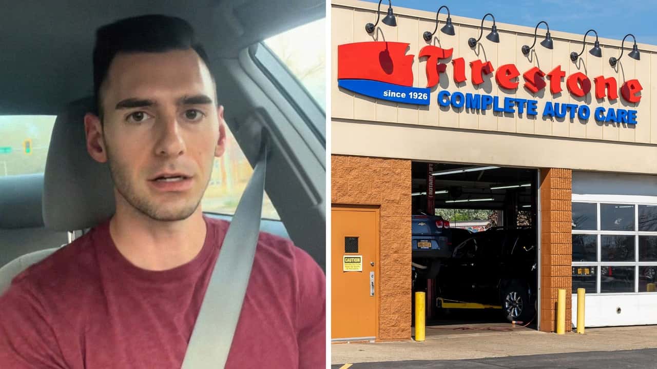 Man takes his Toyota to Firestone. Then they tell him he needs front–and back–end brake replacements