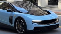 Primo avvistamento su strada della Ferrari Luce [VIDEO]