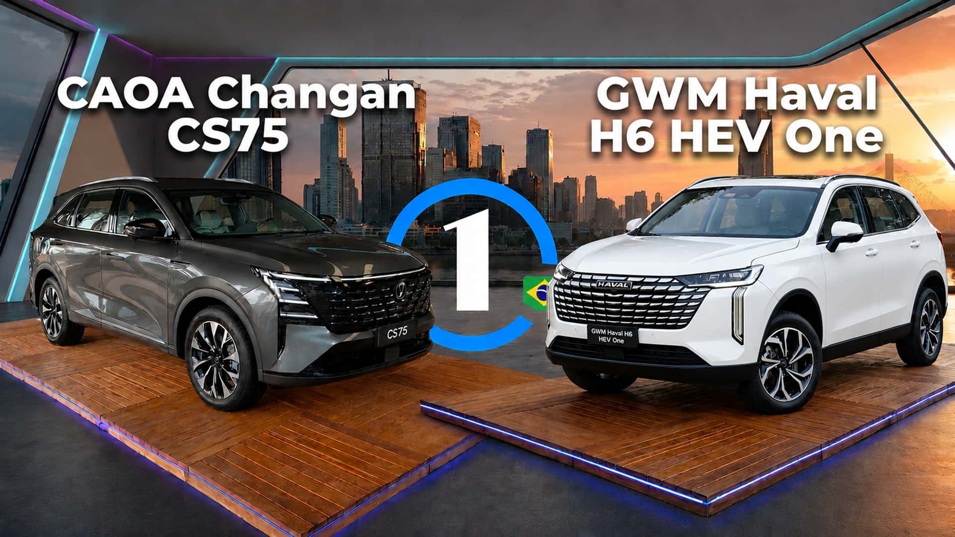 CAOA Changan CS75 ou GWM Haval H6 HEV One? Comparamos os SUVs de R$ 200 mil