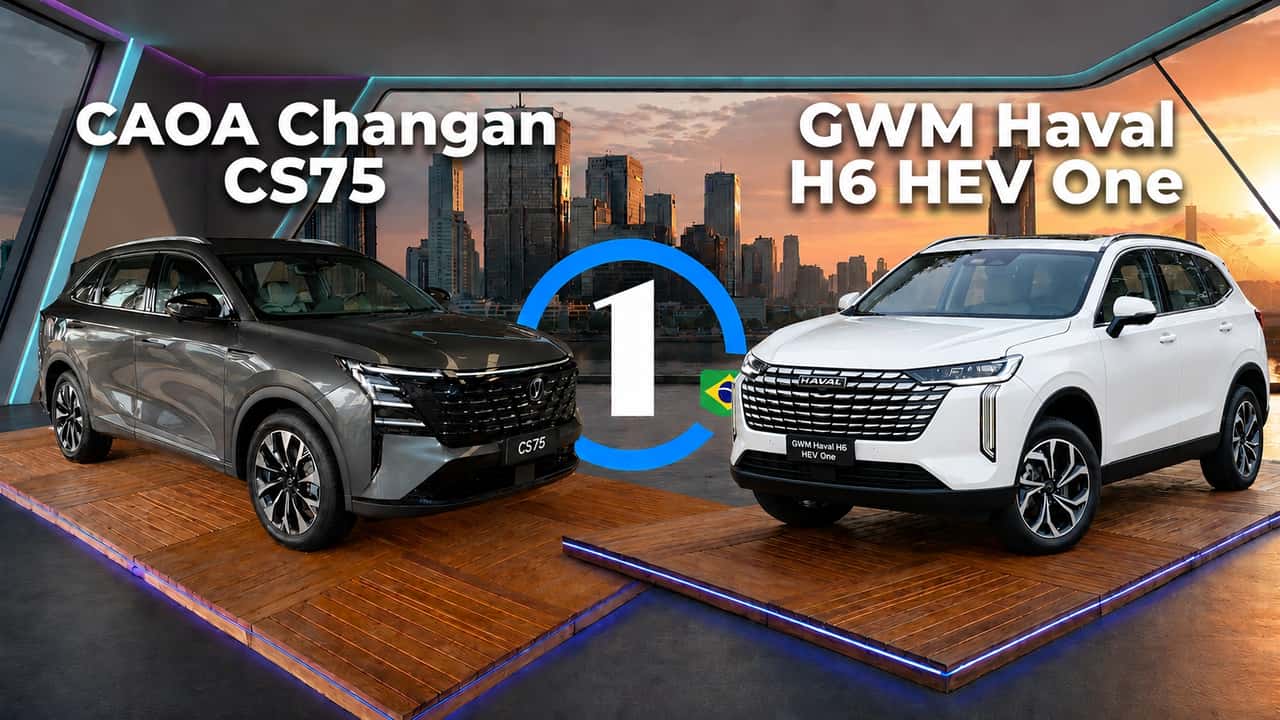 CAOA Changan CS75 ou GWM Haval H6 HEV One? Comparamos os SUVs de R$ 200 mil