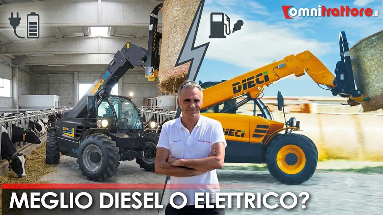 DIECI Mini Agri e Mini Agri-e: termico o elettrico a confronto