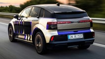 2027 Audi A2 E-Tron camouflaged prototype