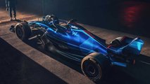 Vista trasera superior izquierda Williams FW44