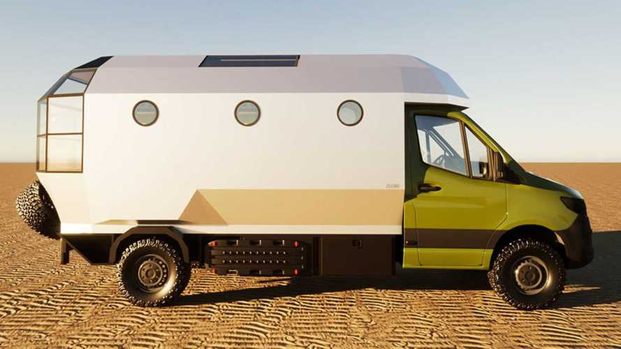 The Atrium camper van concept offers a giant window to the world