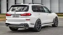 2023 BMW X7 LCI rendering