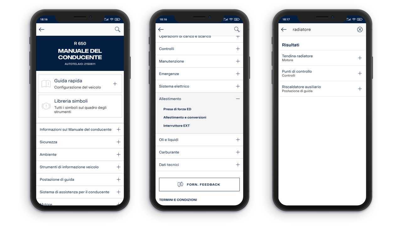 Foto app istruzioni Scania Driver's Guide