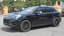 Porsche Cayenne Turbo Coupe Spy Fotos Frontkotflügel