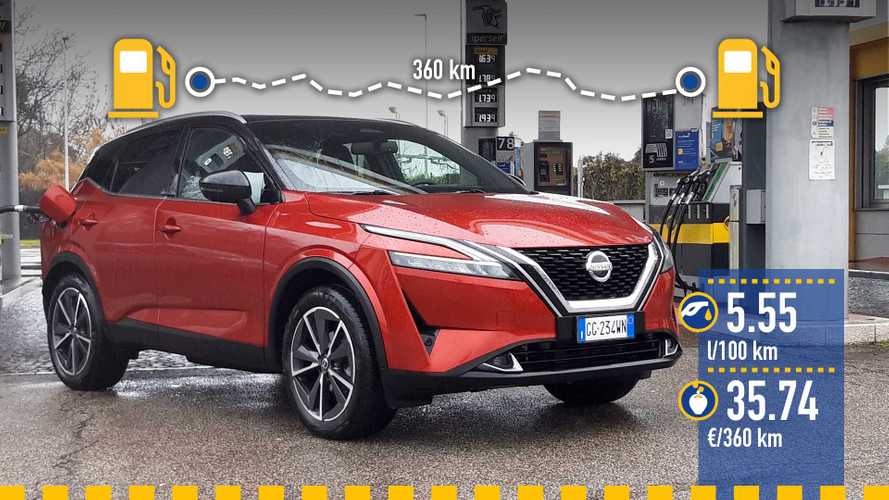 Nissan Qashqai mild hybrid, la prova dei consumi reali