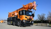 La consegna dell'autogrù Scania allestita da Liebherr a Dini Autogrù Srl