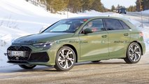 Audi A3 Sportback Facelift No Camo Spy Photos