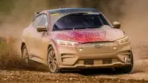 Ford Mustang Mach-E Rally prototype testing