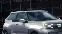 Fiat Panda e (2024) als Rendering