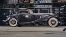 El Mercedes-Benz 500 K 'Caracciola' Special Coupé de 1935 en el depósito de chatarra: la colección Rudi Klein. Crédito fotográfico: Kegun Morkin/RM Sotheby's