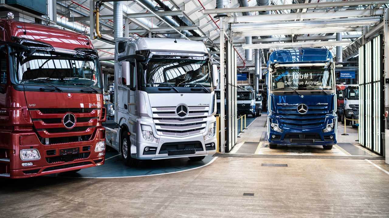 La fabbrica di camion Mercedes di Wörth