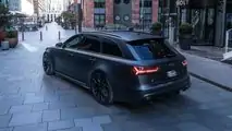 Tuned Audi RS6 Avant In Satin Black Finish 
