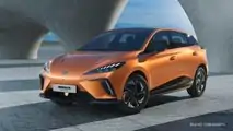 2023 MG MG4 Electric in European specification exterior front three-quarter view