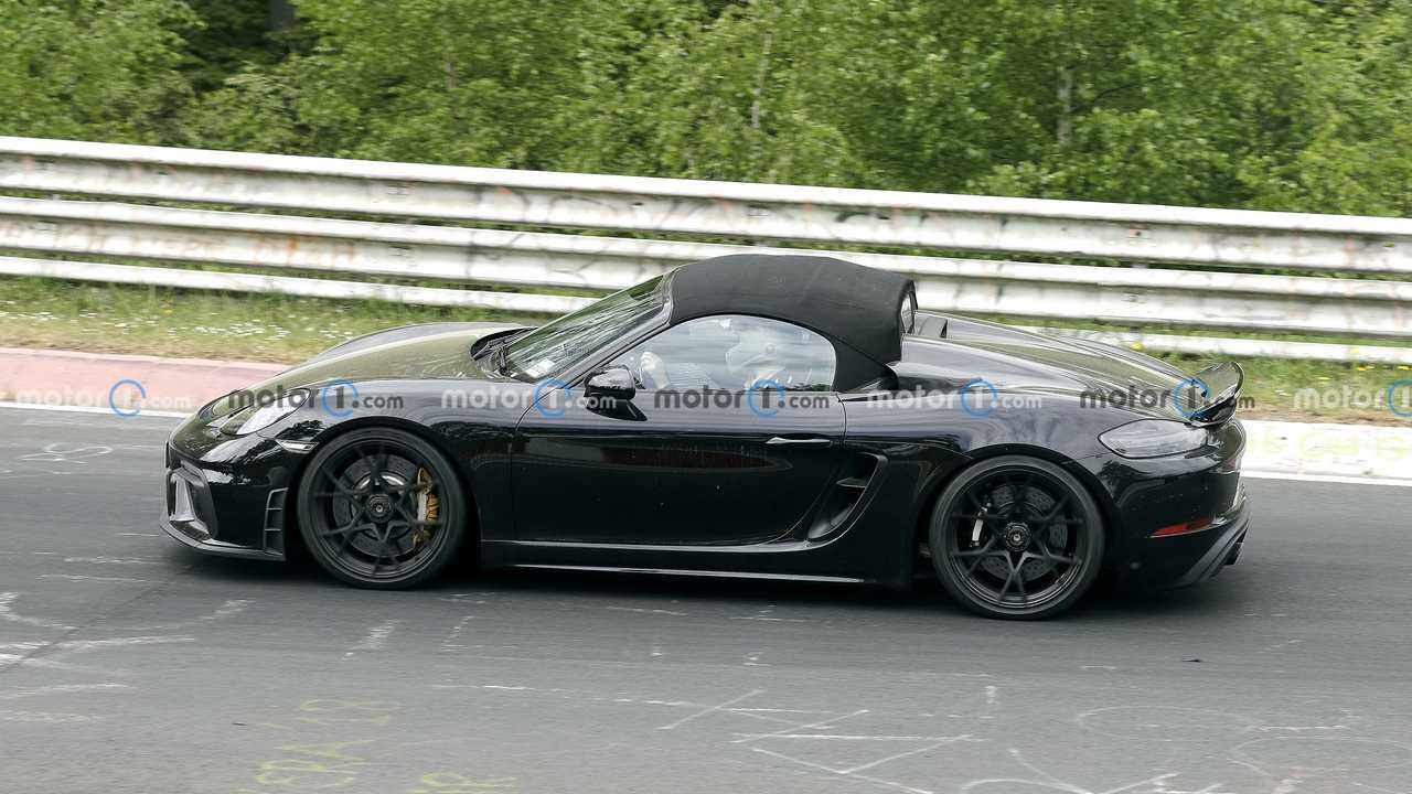 Porsche 718 Boxster Spyder RS, fotos espía