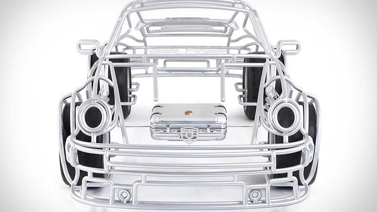 Porsche 911 Wireframe escultura