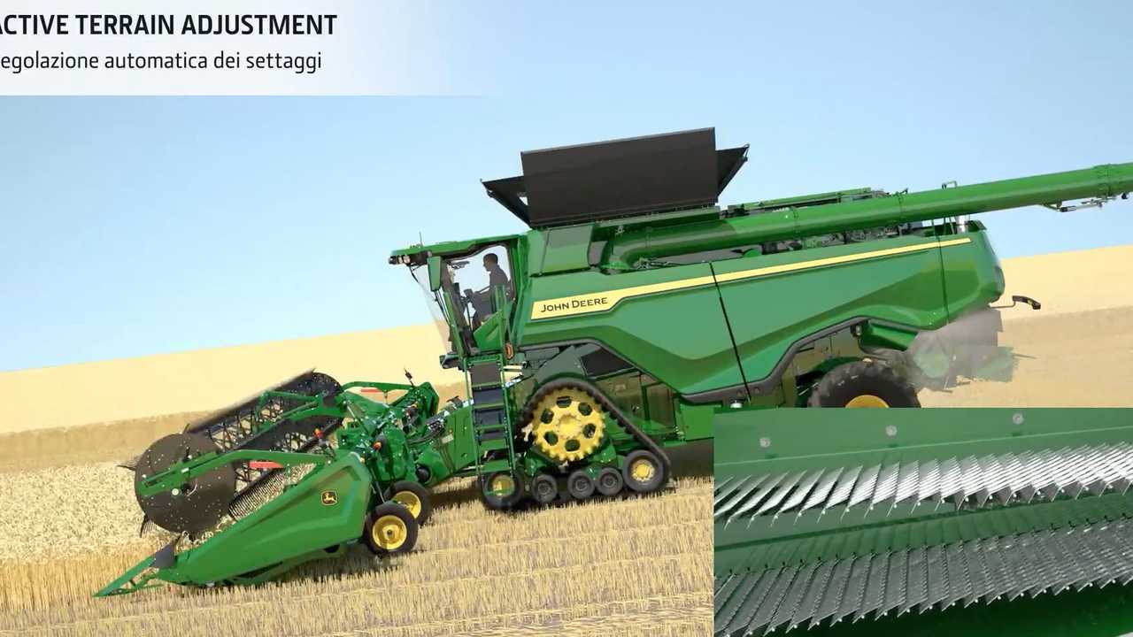 Mietirebbiatrice John Deere Serie X9: come funziona