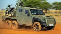 Six-wheel armored Toyota Land Cruiser by SVI Engineering