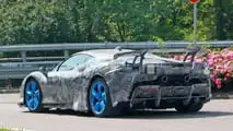 Ferrari SF90 LM, le foto spia