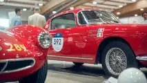 La partenza della 1000 Miglia 2023