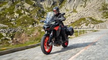 2024 Ducati Multistrada V2 - Front Left Angle View Riding