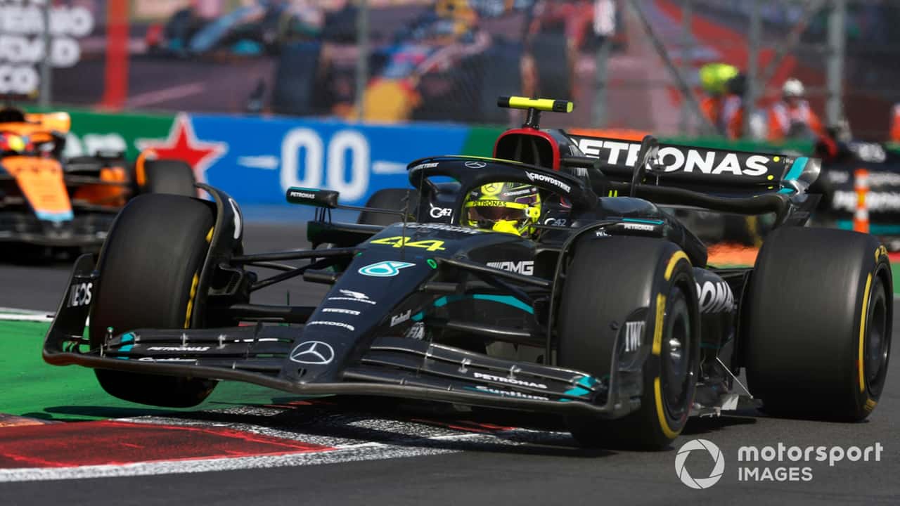 Lewis Hamilton at Mexico City GP 2023