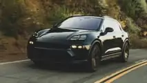 Premier essai du prototype électrique du Porsche Macan 2024