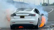 Tesla Model 3 Fire in New Jersey