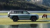 2024 BYD Yangwang U8 Premium Edition in the mountains