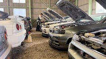 L'hangar segreto di Nissan Skyline in Giappone