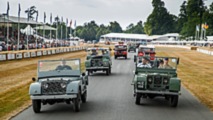 Land Rover parade