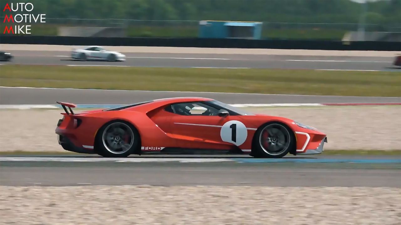 2018 Ford GT '67 Heritage Edition At Track