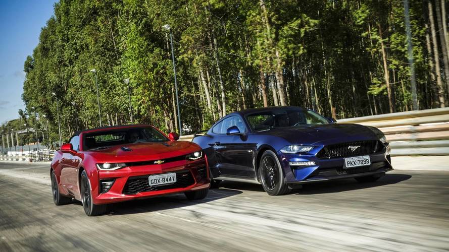 Comparativo - Ford Mustang GT vs. Chevrolet Camaro SS