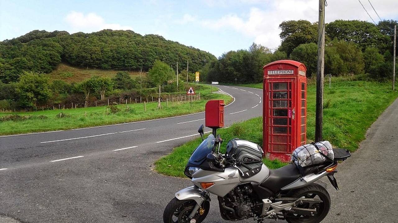A road in Wales